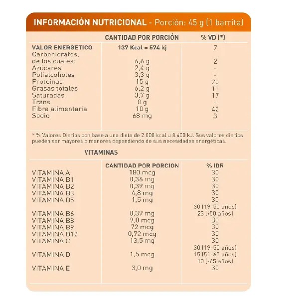 BARRA DE PROTEÍNA CRUNCH COOKIES & CREAM INSULOW - Imagen 2