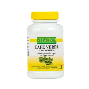 CAFÉ VERDE + L CARNITINA 60 CAPS - VITATECH
