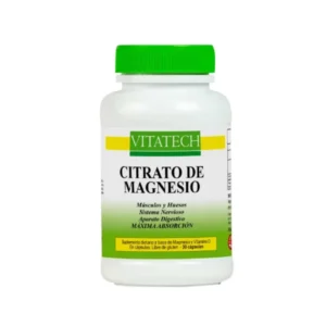 CITRATO DE MAGNESIO EN 30 CAPSULAS- VITATECH