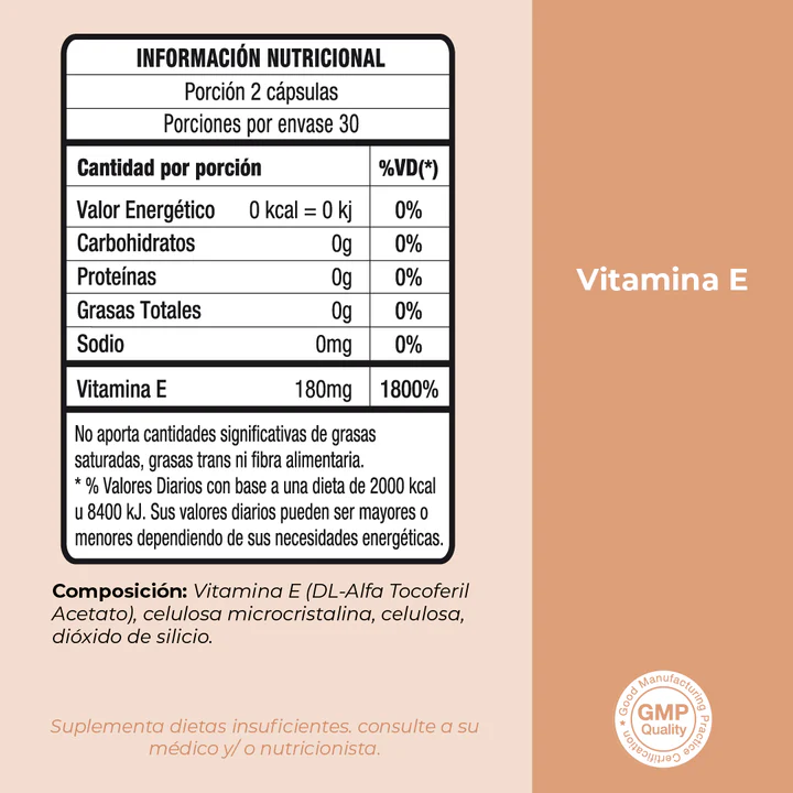 VITAMINA E - FYNUTRITION - Imagen 2
